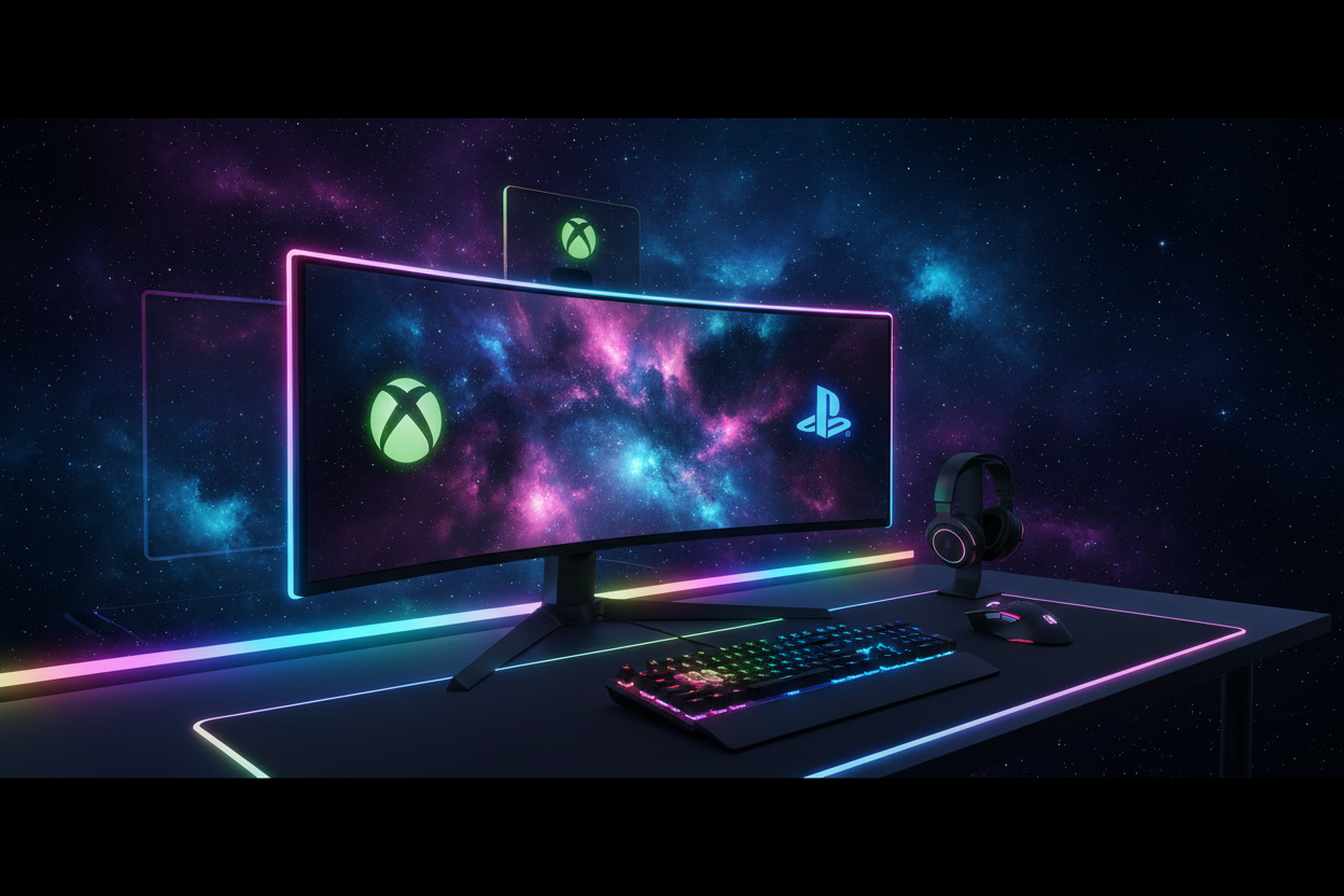 Galaxy Gaming Background